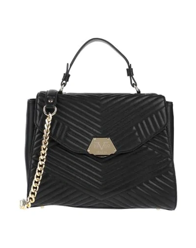 19v69 By Versace Handbags In Black