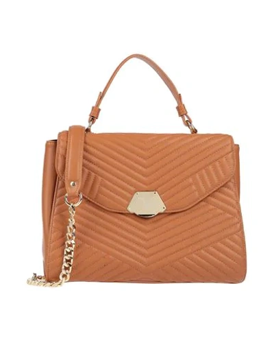 19v69 By Versace Handbags In Brown