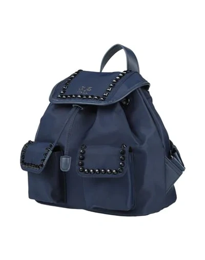 19v69 By Versace Backpacks & Fanny Packs In Dark Blue