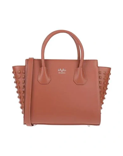 19v69 By Versace Handbag In Tan