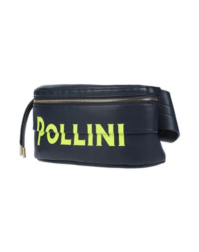 Pollini Backpack & Fanny Pack In Dark Blue