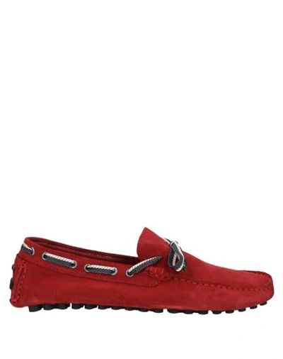 Albusceri Loafers In Brick Red