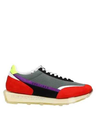 Rubber Soul Sneakers In Red