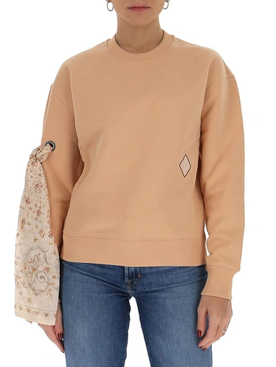 Chloé Bow-detail Sweatshirt In Pink