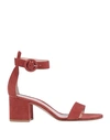 Gianvito Rossi Sandals In Rust