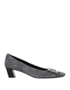 Roger Vivier Pumps In Lead