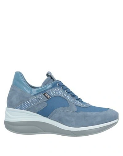Cesare Paciotti 4us Sneakers In Pastel Blue