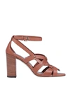 Tod's Sandals In Brown