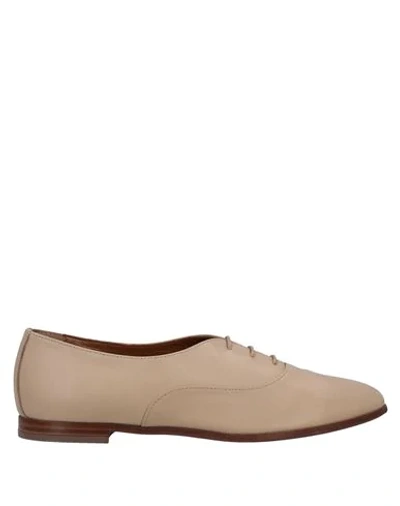 Magli By Bruno Magli Lace-up Shoes In Beige