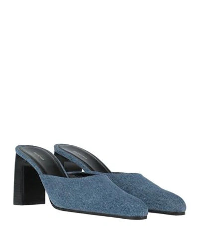 Balenciaga Mules In Blue