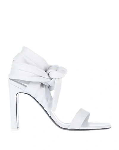 Attico Sandals In White