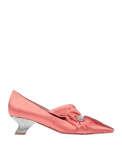 Roger Vivier Pumps In Salmon Pink