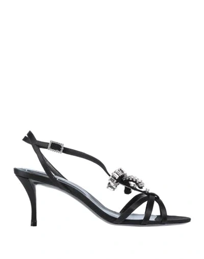 Roger Vivier Sandals In Black