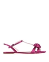 Roger Vivier Sandals In Fuchsia