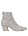 Officine Creative Italia Ankle Boots In Grey