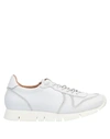 Buttero Lace-up Leather Sneakers In White