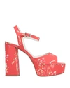 Carmens Sandals In Red