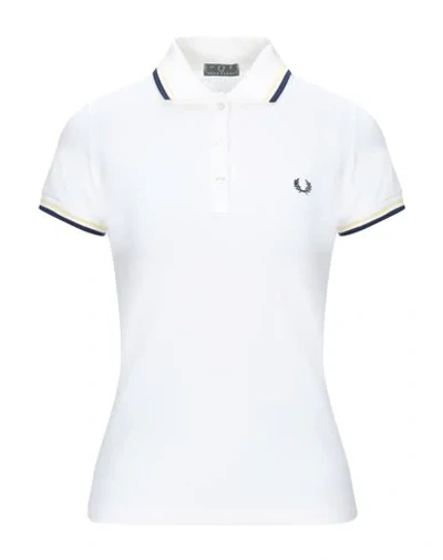 Fred Perry Polo Shirt In Ivory