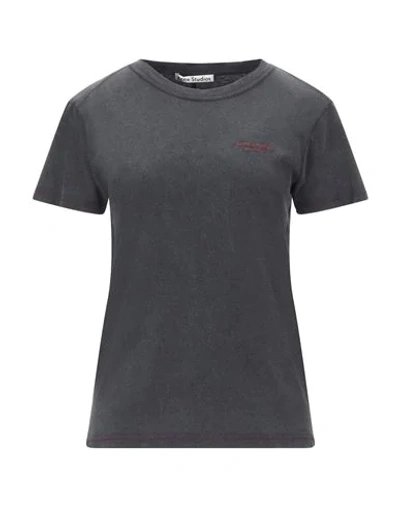 Acne Studios T-shirt In Steel Grey