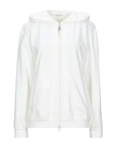 Brunello Cucinelli Sweatshirts In White