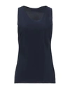 Anneclaire Tops In Dark Blue