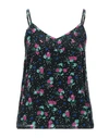 Essentiel Antwerp Antwerp Viance Frilled Neck Top In Black In Black