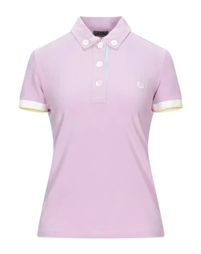 Fred Perry Polo Shirt In Lilac
