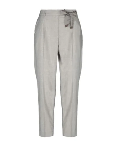 Accuà By Psr Casual Pants In Light Grey