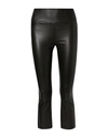 Sprwmn French Leather Ankle Legging In Black In Black