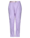 White Sand 88 Casual Pants In Lilac