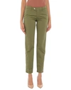 Oaks Casual Pants In Military Green