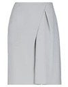 Emporio Armani Midi Skirts In Light Grey
