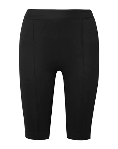 Rosetta Getty Woman Shorts & Bermuda Shorts Black Size S Viscose, Elastane