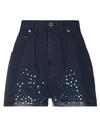 Alberta Ferretti Shorts & Bermuda Shorts In Dark Blue