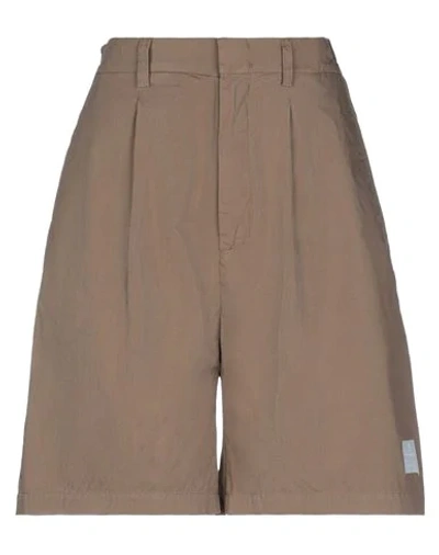Department Five Department 5 Woman Shorts & Bermuda Shorts Khaki Size 25 Cotton In Beige
