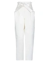 Red Valentino Woman Pants White Size 8 Cotton, Elastane