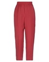 Brunello Cucinelli Pants In Brick Red
