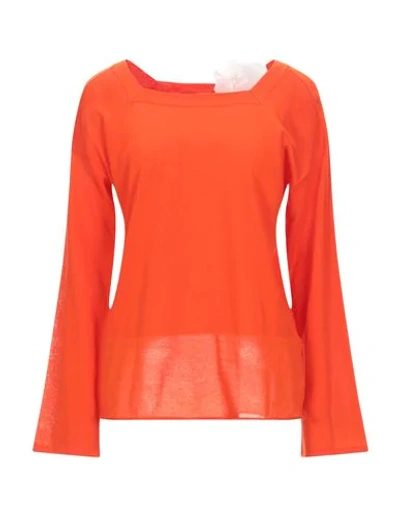 Shop Malo Sweaters In Coral