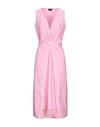 Ermanno Di Ermanno Scervino Midi Dresses In Pink