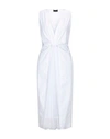 Ermanno Di Ermanno Scervino Midi Dresses In White