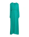 Pinko Long Dresses In Green