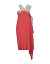 PIERANTONIO GASPARI PIERANTONIO GASPARI WOMAN MIDI DRESS RED SIZE 8 ACETATE, SILK,15086565BD 4