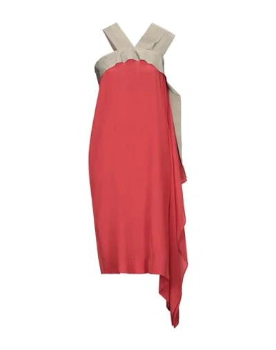 Pierantonio Gaspari Midi Dresses In Red