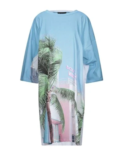 Boutique Moschino Knee-length Dresses In Sky Blue