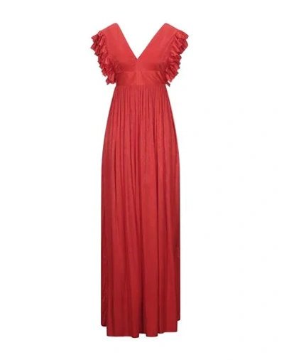 Marc Ellis Long Dresses In Red