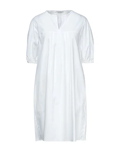 Max Mara Short Dresses In White