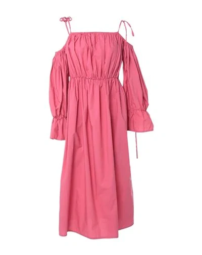 Erika Cavallini Midi Dresses In Pink