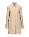 Trussardi Jeans Overcoats In Sand