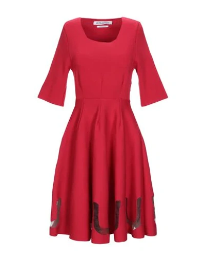 Anitaliantheory Short Dresses In Red