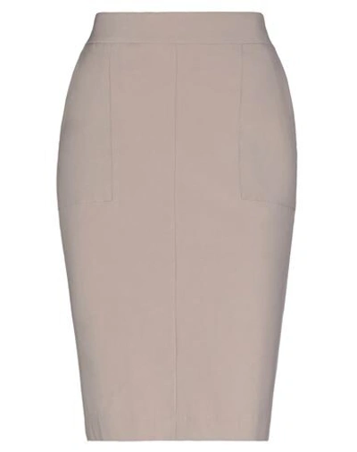 Peserico Midi Skirts In Beige